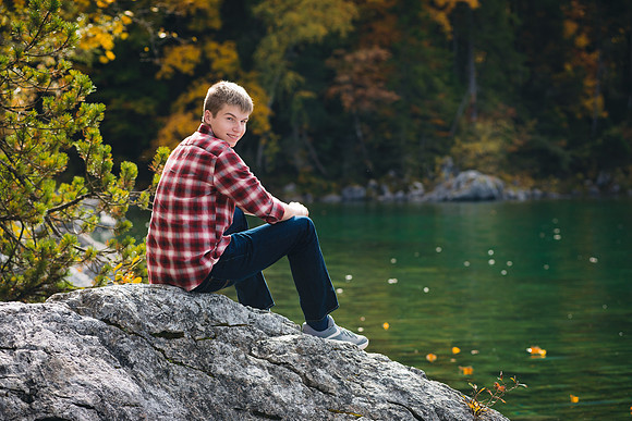 Senior Portrait with Blaes Hoflen