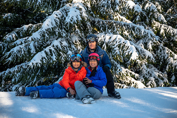 Clark Family on Snow
