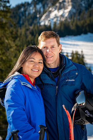 Clark Family on Snow