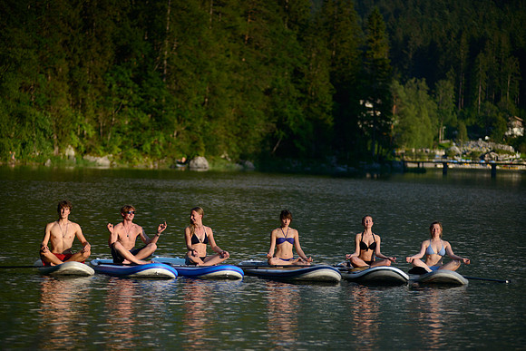 SUP Yoga shoot