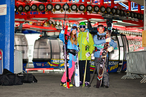 Hintertux Fashion shoot with Katharina Schuerf