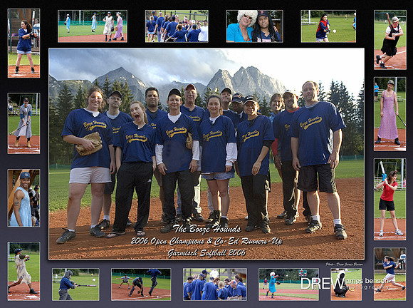Garmisch Community Softball Team Photo