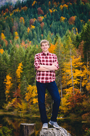 Senior Portrait with Blaes Hoflen