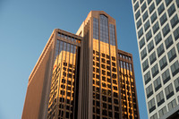 Salt lake City.  Building on building.