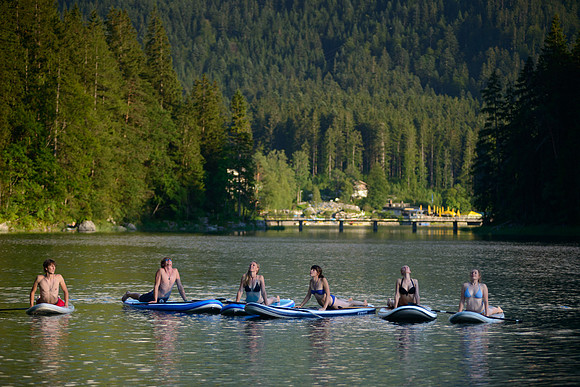 SUP Yoga shoot