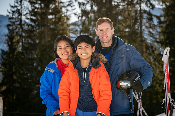 Clark Family on Snow
