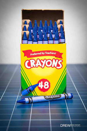 Blue Crayons