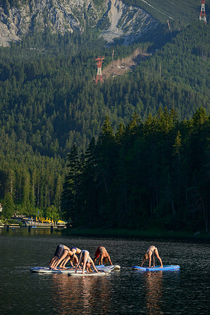 SUP Yoga shoot