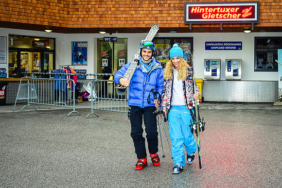 Hintertux Fashion shoot with Katharina Schuerf