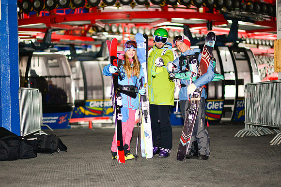 Hintertux Fashion shoot with Katharina Schuerf
