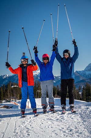 Clark Family on Snow