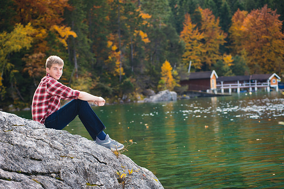 Senior Portrait with Blaes Hoflen