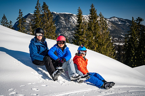 Clark Family on Snow