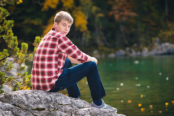 Senior Portrait with Blaes Hoflen
