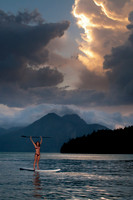 Stand up Paddle Sunset