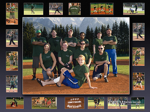 Garmisch Community Softball Team Photo